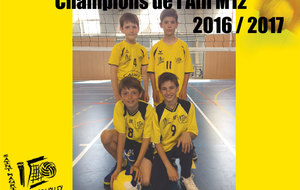 Nos M11 Champions de l'Ain